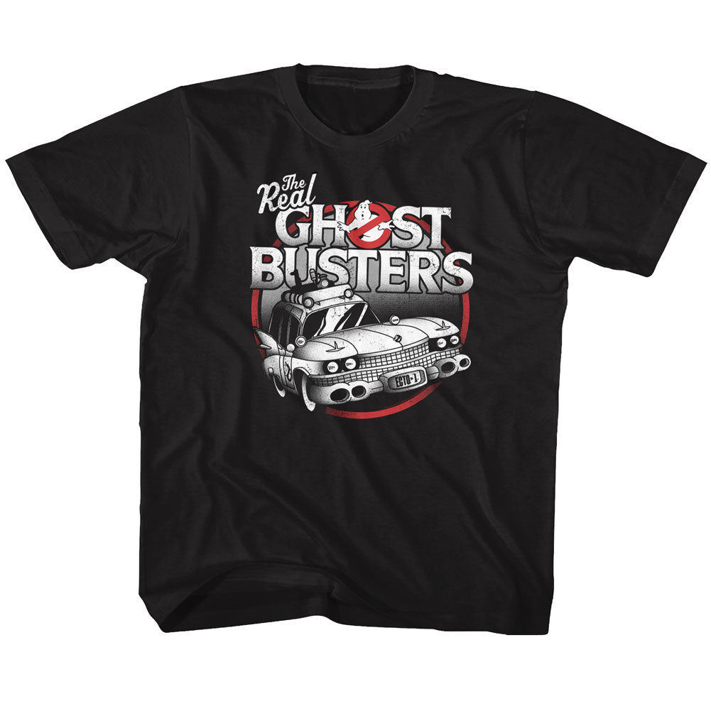 The Real Ghostbusters Youth S/S T-Shirt - The Car - Solid Black Hoodie, Sweatshirt | CiraTrend.com