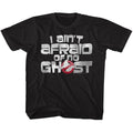The Real Ghostbusters Toddler S/S T-Shirt - Ain'T Afraid - Solid Black Hoodie, Sweatshirt | CiraTrend.com