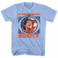 Rocky Mens S/S T-Shirt - Blueberry Stroke - Heather Light Blue Heather Hoodie, Sweatshirt | CiraTrend.com