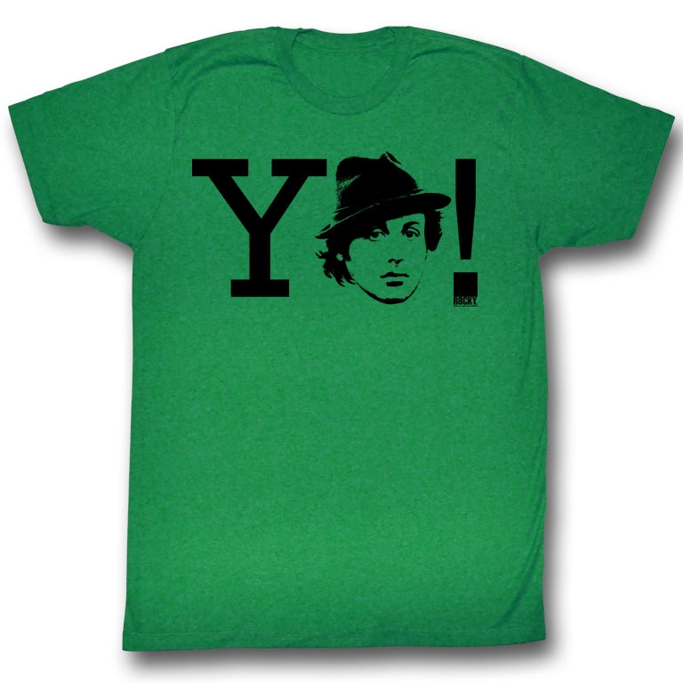 Rocky Mens S/S T-Shirt - Yo! - Solid Kelly Hoodie, Sweatshirt | CiraTrend.com