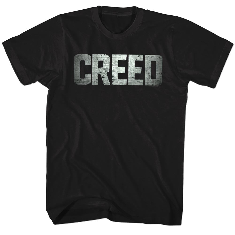Rocky Mens S/S T-Shirt - Creed Logo - Solid Black Hoodie, Sweatshirt | CiraTrend.com