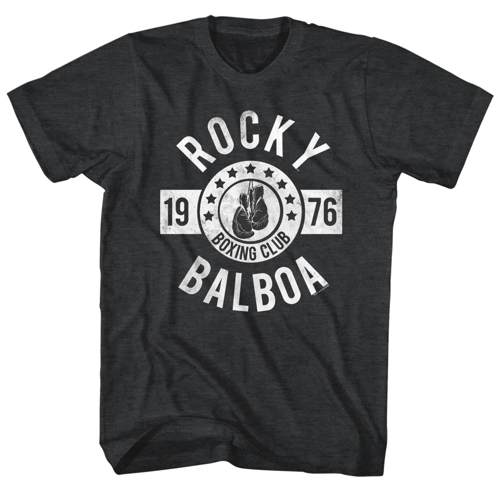 Rocky Mens S/S T-Shirt - Boxing Club - Heather Black Heather Hoodie, Sweatshirt | CiraTrend.com
