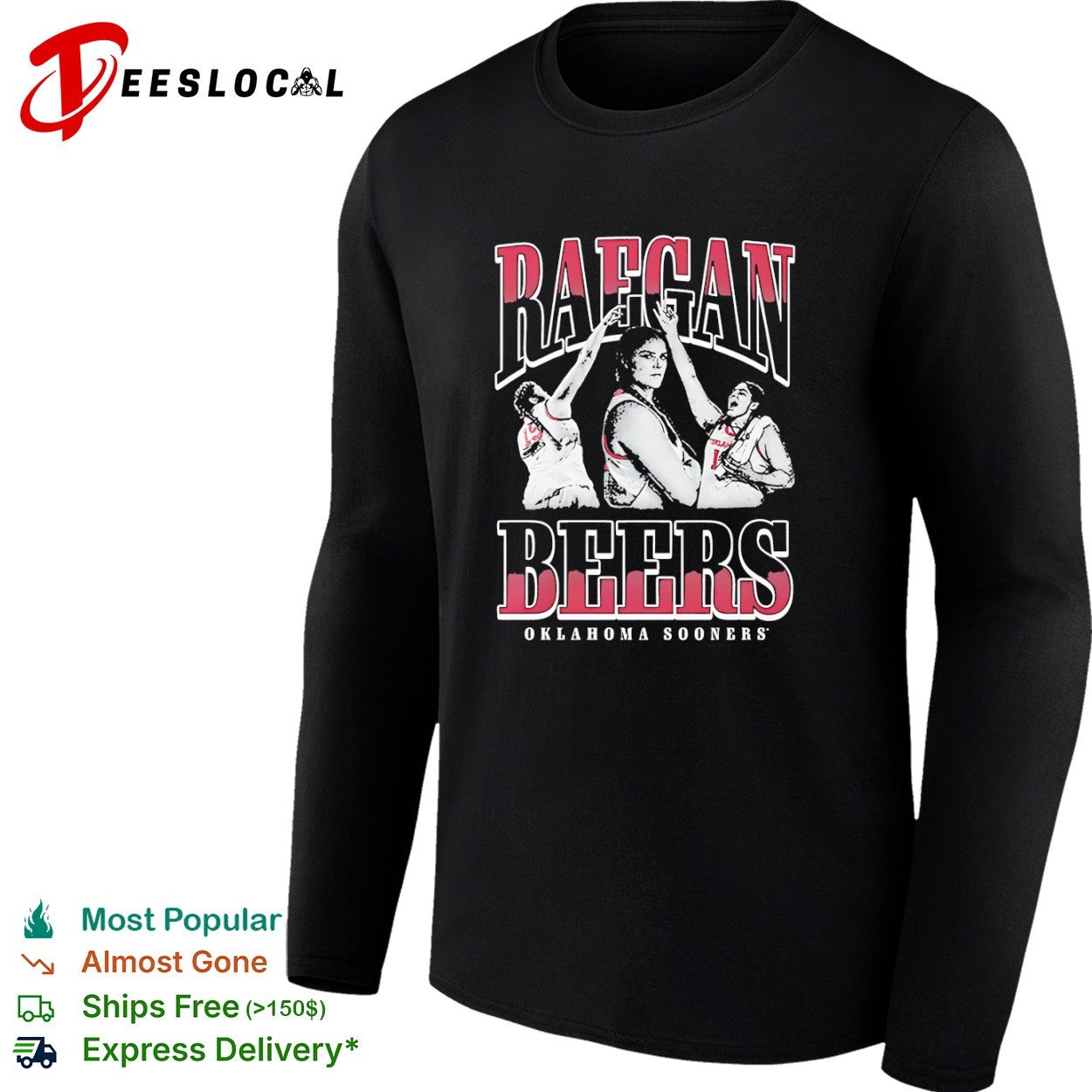 Raegan Beers Oklahoma Sooners college players shirt