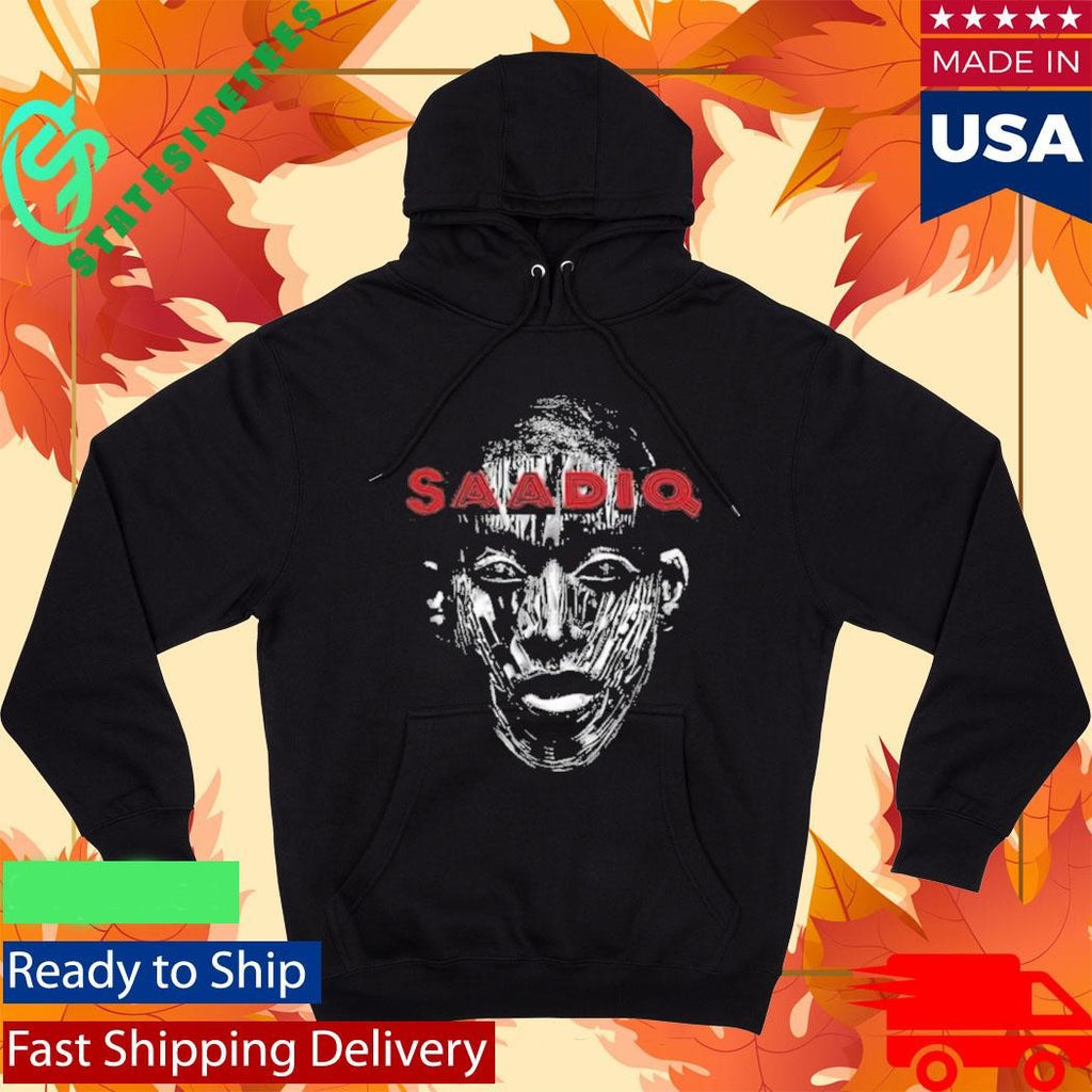 Raphael Saadiq Big Face Red Text Shirt