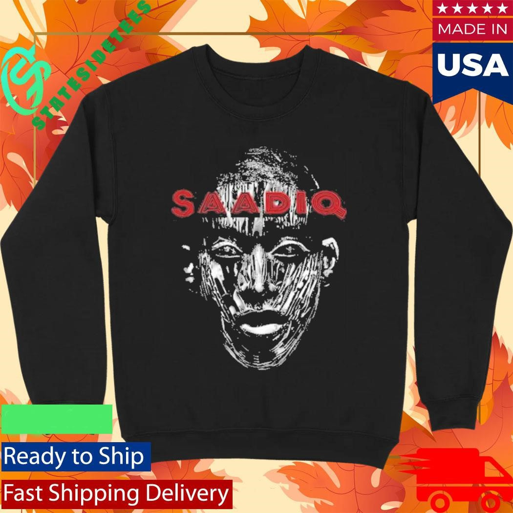 Raphael Saadiq Big Face Red Text Shirt