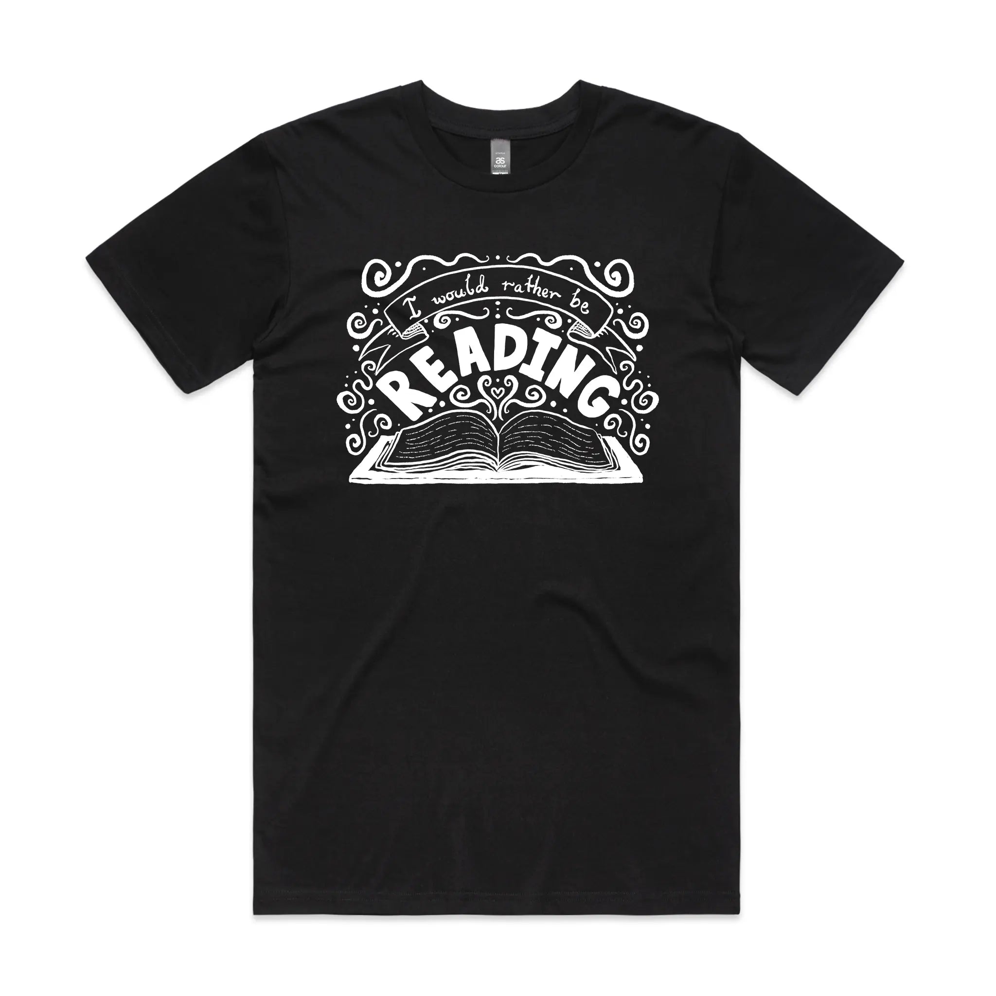 Rather Be Reading Tee Hoodie, Sweatshirt | CiraTrend.com (Image 1)