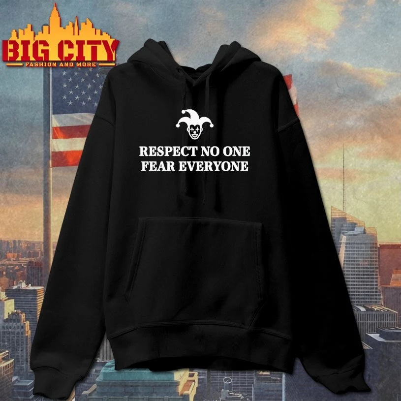Respect no one fear everyone clown shirt