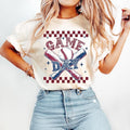 Retro Baseball Tshirt-sweatshirt-hoodie, Game Day Baseball, Baseball Coquette Bow, Checker Baseball Mama, Baseball Mom,...
