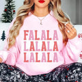 Retro Christmas Sweatshirt, Fa La La La Sweatshirt, Vintage Christmas Crewneck, Christmas Sweatshirts For Women, Winter...
