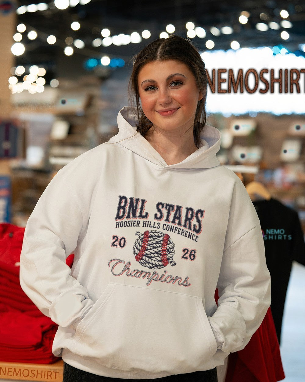 BNL Stars 2026 Hoosier Hills Conference Chmapions shirt