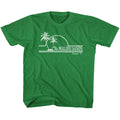 Saved By The Bell Youth S/S T-Shirt - Malibu Sands - Heather Vintage Green Hoodie, Sweatshirt | CiraTrend.com