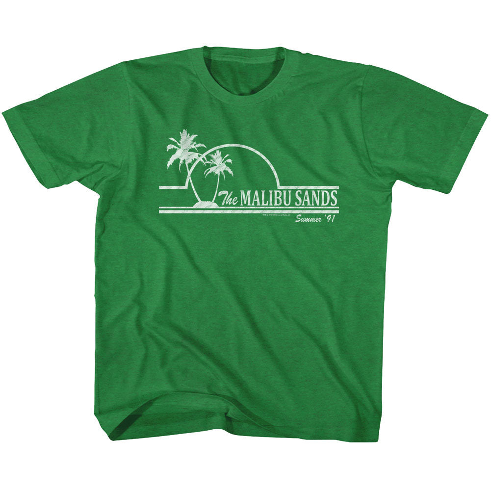Saved By The Bell Youth S/S T-Shirt - Malibu Sands - Heather Vintage Green Hoodie, Sweatshirt | CiraTrend.com