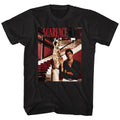 Scarface Mens S/S T-Shirt - Statue Stairs - Solid Black Hoodie, Sweatshirt | CiraTrend.com