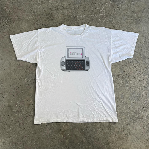00s 'SIDEKICK 2' MOBILE HEAVYWEIGHT WHITE T-SHIRT Hoodie, Sweatshirt | CiraTrend.com