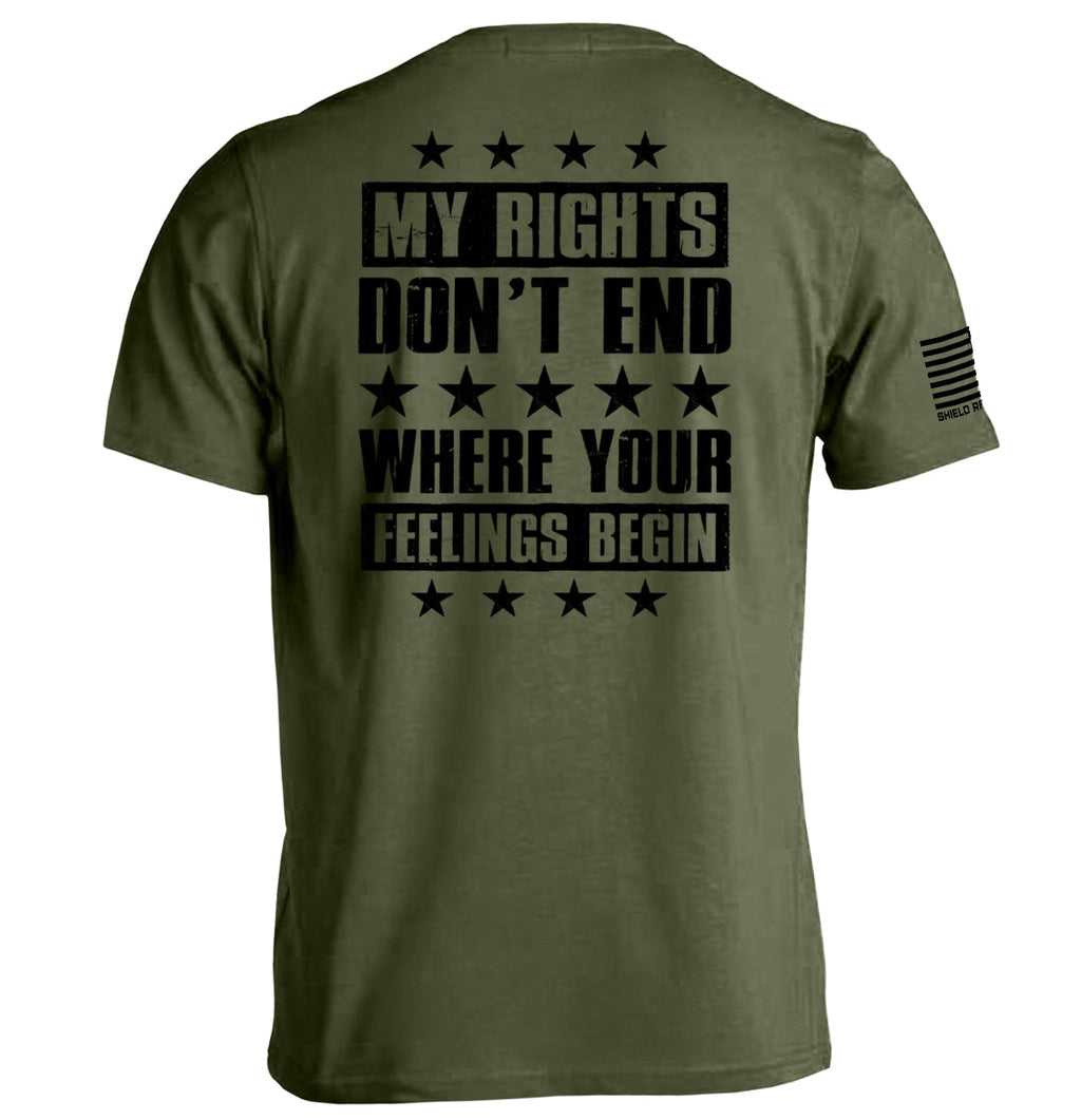 My Rights Don't End Where Your Feelings Begin T-Shirts, Hoodie, Sweatshirt | CiraTrend.com (Image 1)