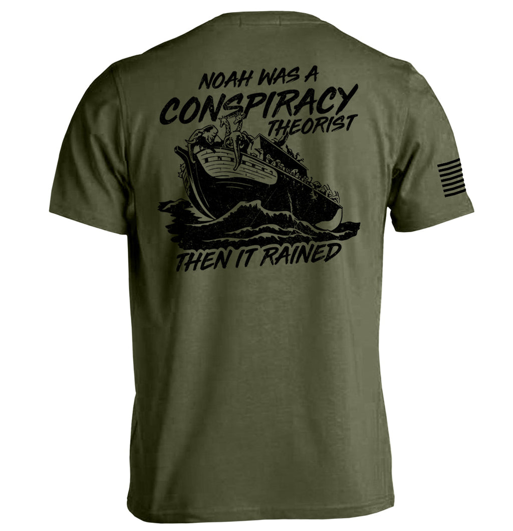 Noah was a Conspiracy Theorist then it Rained T-Shirts, Hoodie, Sweatshirt | CiraTrend.com (Image 2)
