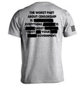 The Worst Part About Censorship T-Shirts, Hoodie, Sweatshirt | CiraTrend.com (Image 1)