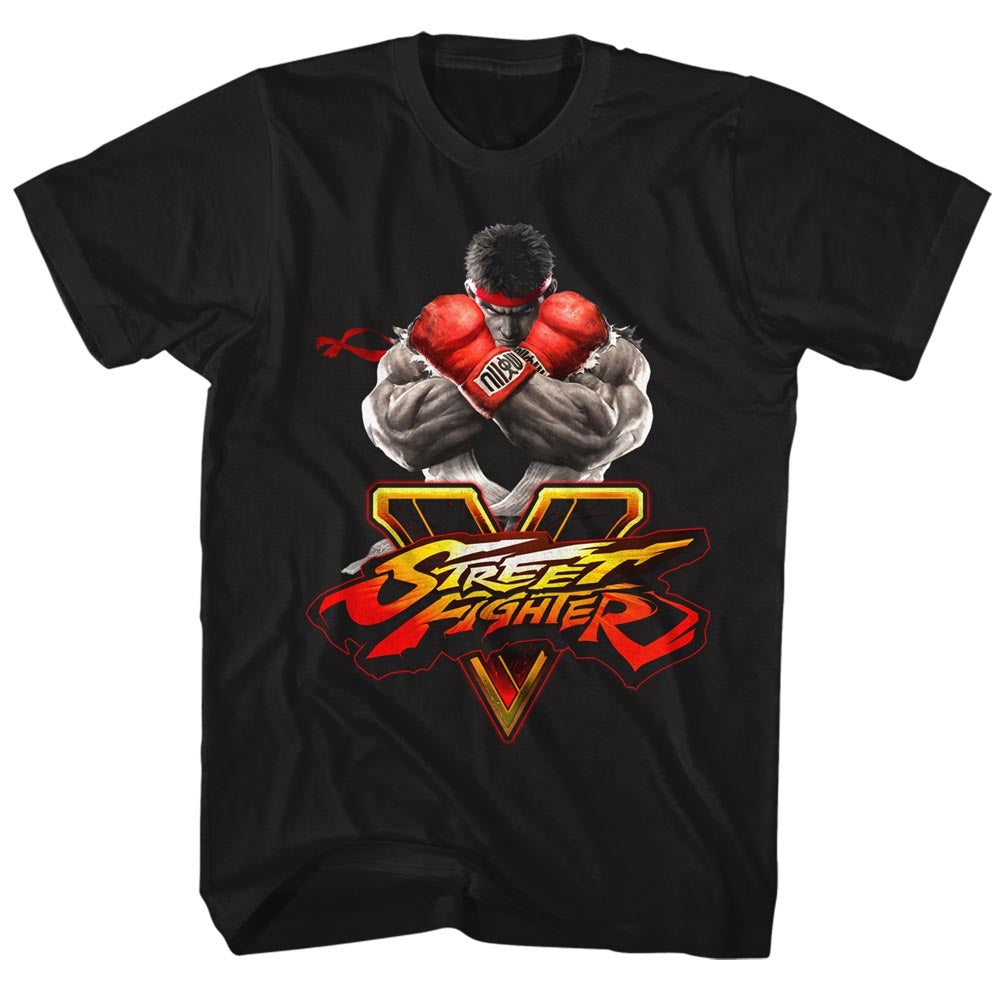 Street Fighter Mens S/S T-Shirt - Sfv Key - Solid Black Hoodie, Sweatshirt | CiraTrend.com