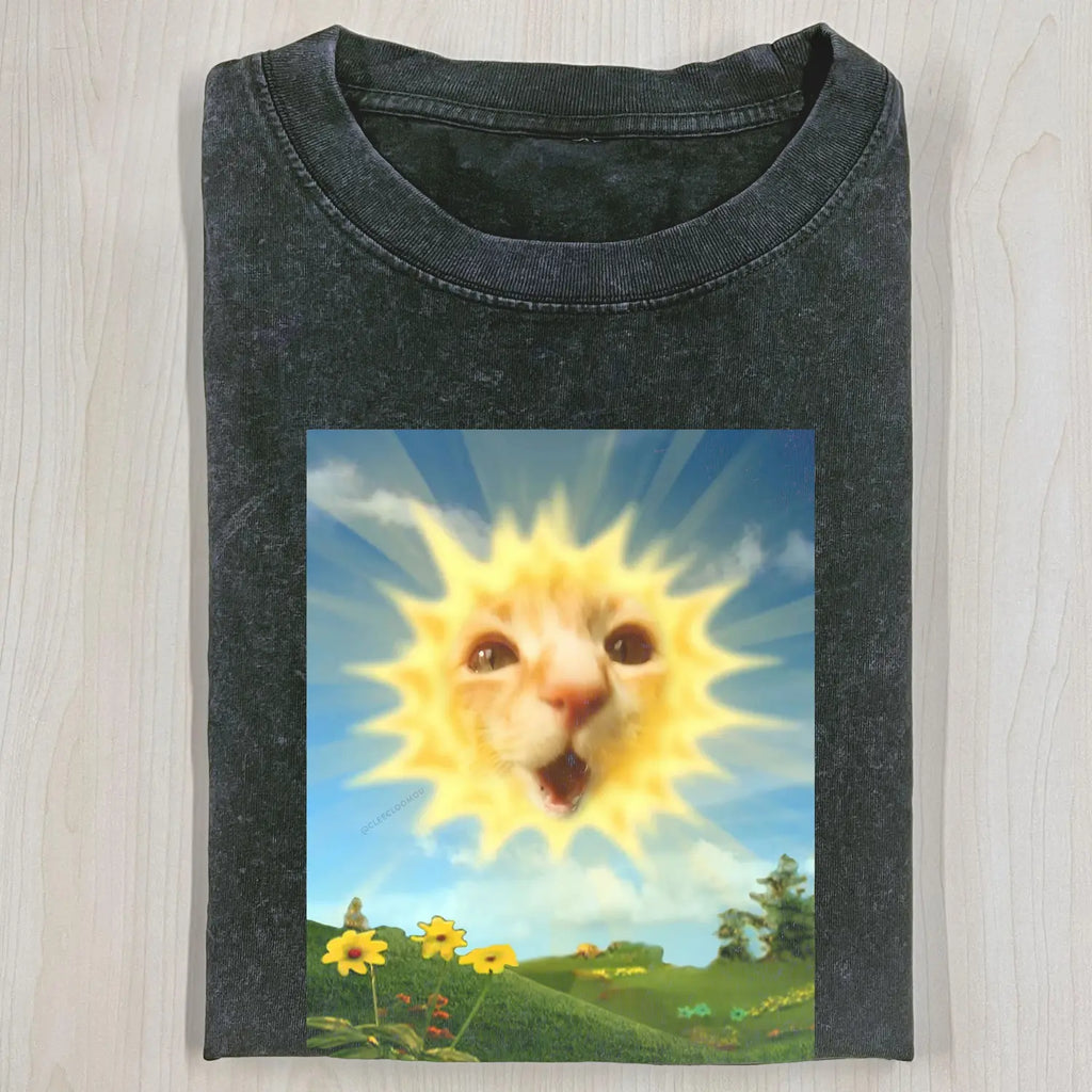 SUNSHINE CAT T-SHIRT Hoodie, Sweatshirt | CiraTrend.com (Image 1)