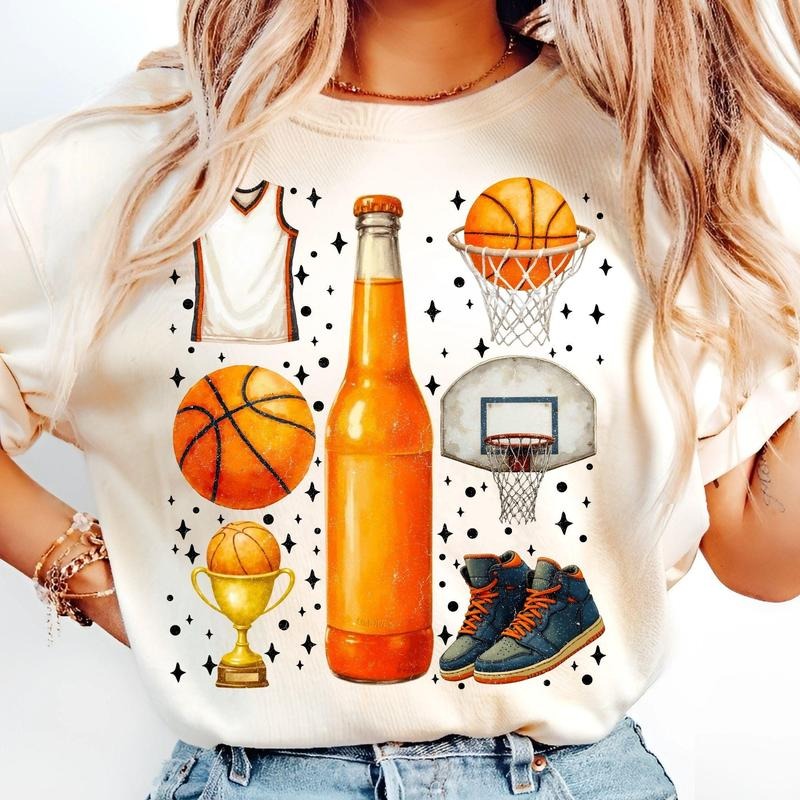 [Sale To 45% Off] Retro Basketball T-Shirt, Game Day Basketball T-Shirt, Vintage Basketball Mom T-Shirt, Sports Team,...