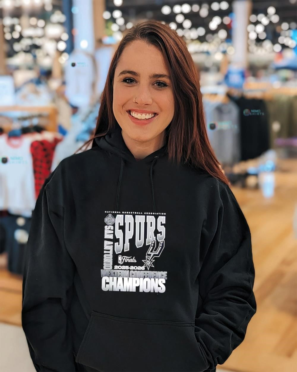 San Antonio Spurs 2025-26 NBA Western Conference Champions shirt