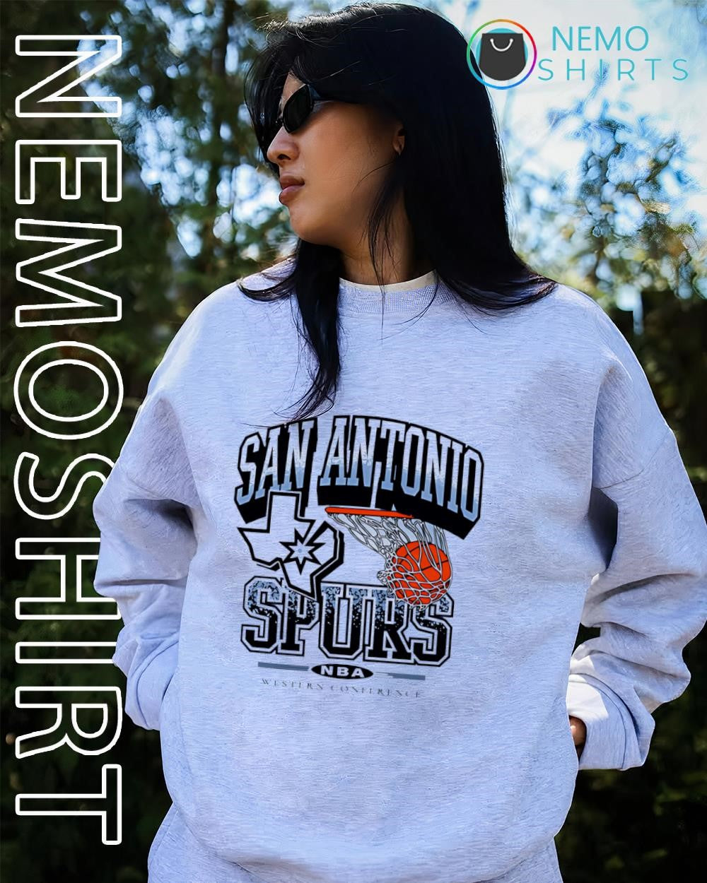 San Antonio Spurs NBA vintage logo shirt