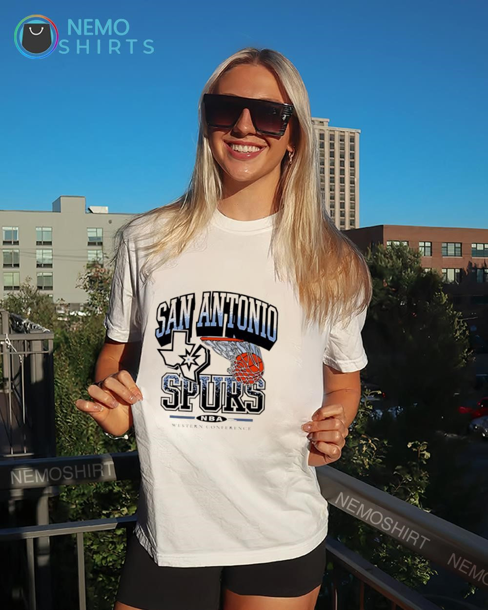 San Antonio Spurs NBA vintage logo shirt