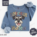 Schnauzer Mama Comfort Colors Sweatshirt, Mama Women's Crewneck, Cute Dog Mom Women's Sweater T-Shirts, Hoodie