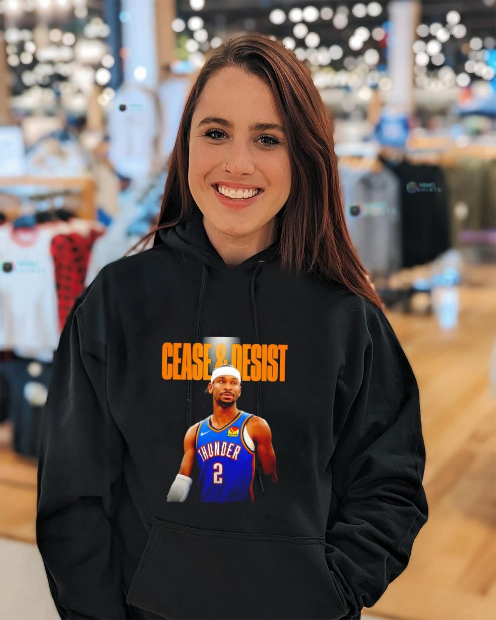 Shai Gilgeous-Alexander OKC Thunder cease and desist shirt
