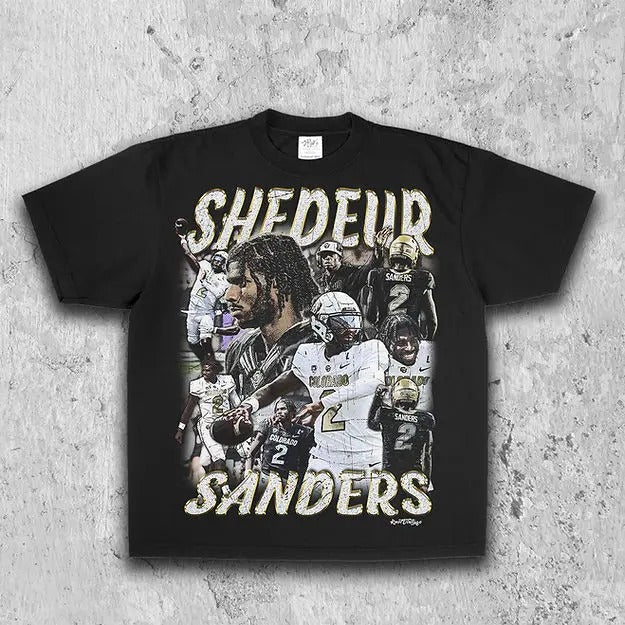 Shedeur Sanders Tee | Vintage Tee | Men's Graphic T-Shirt | Gift For Fan Hoodie, Sweatshirt | CiraTrend.com