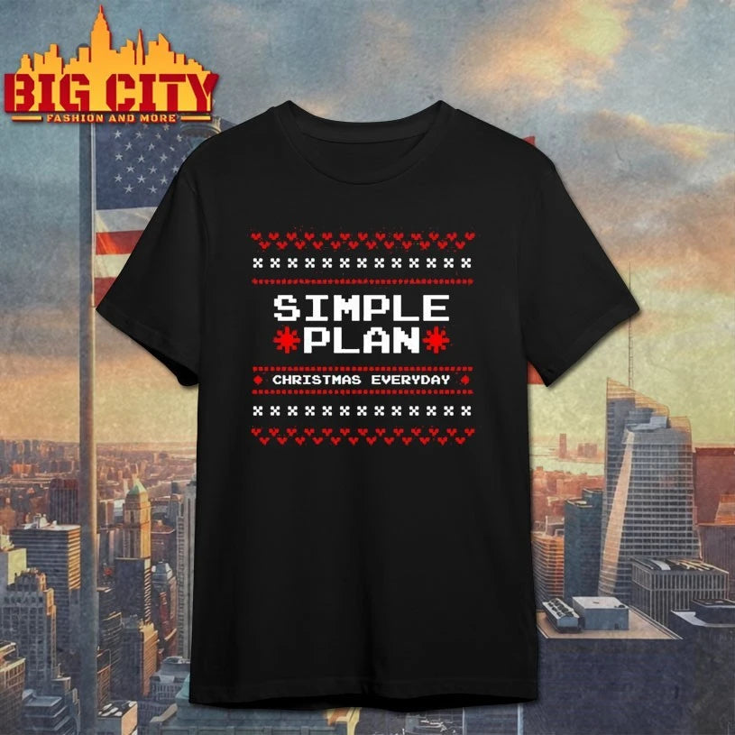 Simple Plan Christmas Everyday 2025 ugly shirt