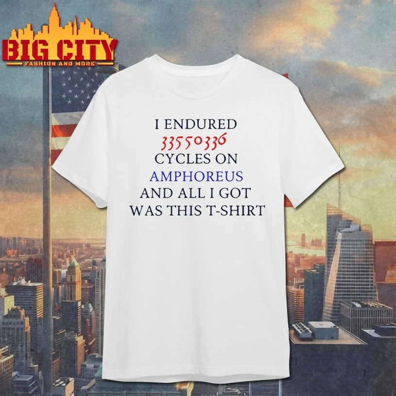 Sleepykssi I Endured 33550336 Cycles On Amphoreus And All I Got Was This T-Shirt shirt