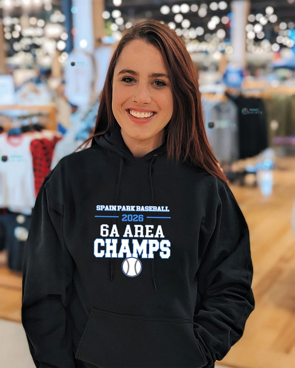 Spain Park baseball 2026 6A Area Champions shirt