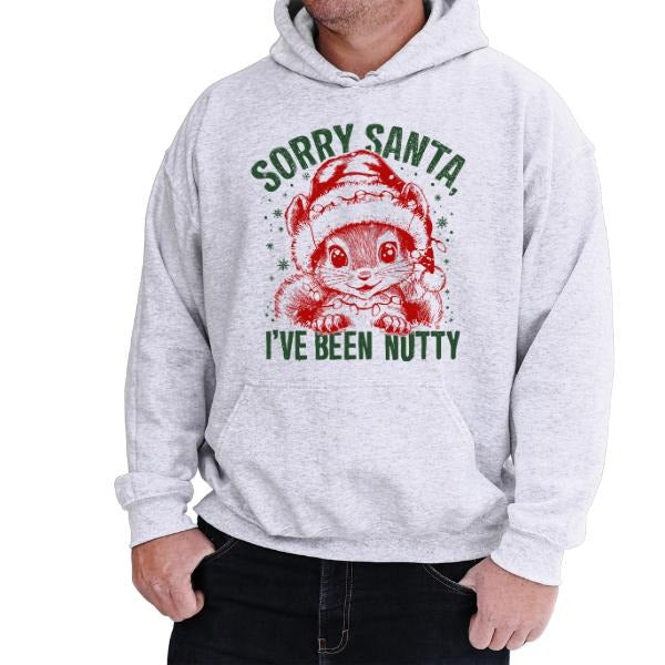 'Sorry Santa, I've Been Nutty? Or Are You Still Broke' Christmas Sweatshirt or Hoodie | Vintage Aesthetic Holiday...