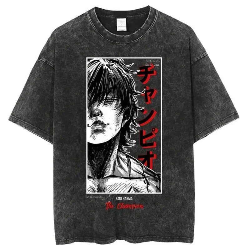 Strongest Man Alive Vintage Graphic Tee, Unisex Gym Manga Shirt Sweatshirt, Hoodie, Comfort Colors | CiraTrend.com