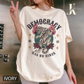 Subtle 8647 Anti Trump Comfort Colors Shirt, No Kings in America Subtle FDT Tee, Anti Billionaire Oligarchy Resist...
