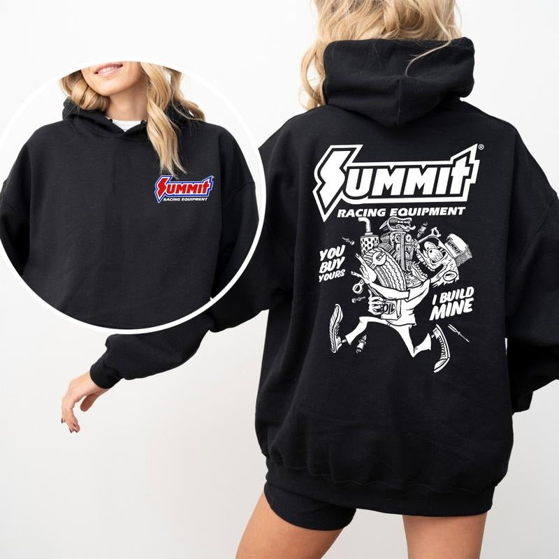 Summit Racing Equipment Summer Hoodie, Automotive Gear for Car Enthusiasts, Heavyweight Cotton Hoodie, Gift For Him, For...
