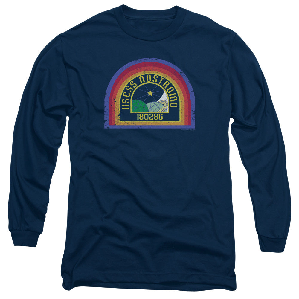 Alien Nostromomens Long Sleeve Shirt Navy Hoodie, Sweatshirt | CiraTrend.com