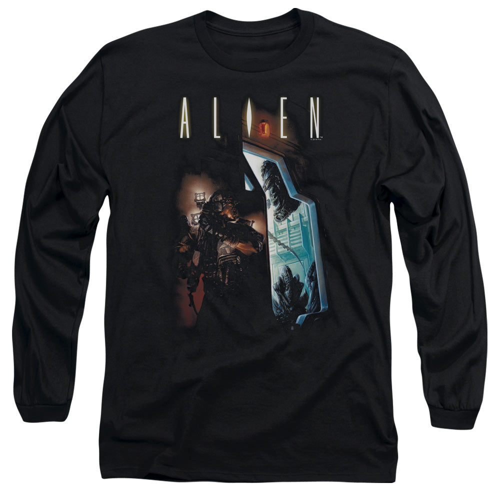 Alien Around The Cornermens Long Sleeve Shirt Black Hoodie, Sweatshirt | CiraTrend.com