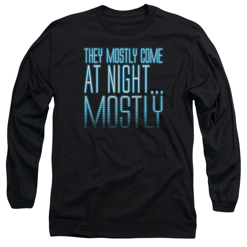 Aliens Mostly Mens Long Sleeve Shirt Black Hoodie, Sweatshirt | CiraTrend.com