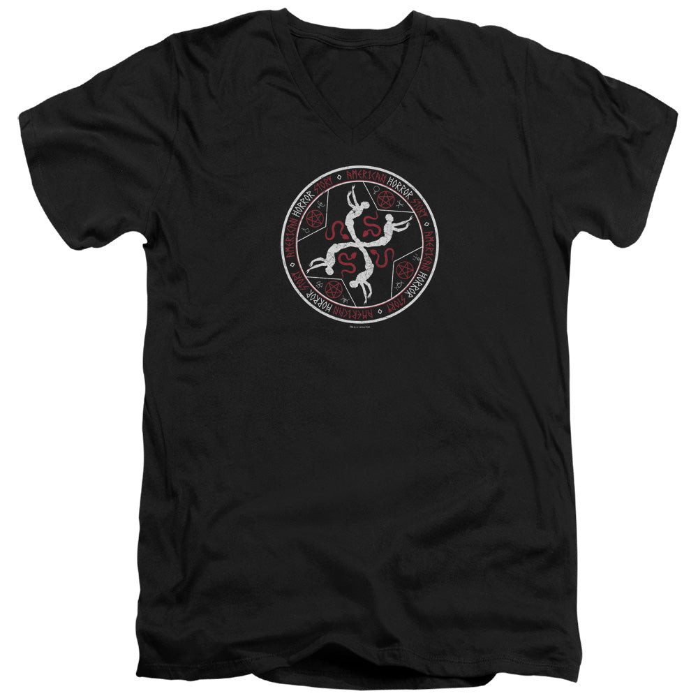 American Horror Story Coven Serpent Sigil Mens Slim Fit V-Neck T Shirt Black Hoodie, Sweatshirt | CiraTrend.com