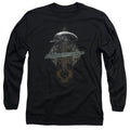 Alien Prison Planet Collage Mens Long Sleeve Shirt Black Hoodie, Sweatshirt | CiraTrend.com