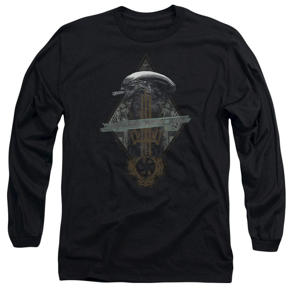 Alien Prison Planet Collage Mens Long Sleeve Shirt Black Hoodie, Sweatshirt | CiraTrend.com