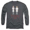 American Horror Story Murder Mens Long Sleeve Shirt Charcoal Hoodie, Sweatshirt | CiraTrend.com