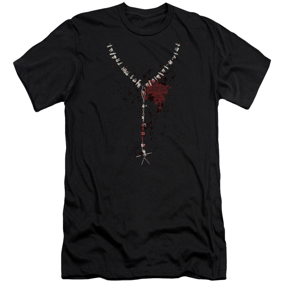 American Horror Story Necklace Premium Bella Canvas Slim Fit Mens T Shirt Black Hoodie, Sweatshirt | CiraTrend.com