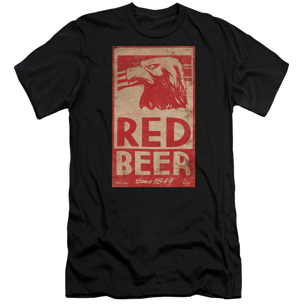 Archer Red Beer Label Premium Bella Canvas Slim Fit Mens T Shirt Black Hoodie, Sweatshirt | CiraTrend.com