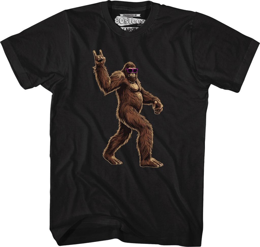 Rock On Bigfoot T-Shirt Hoodie, Sweatshirt | CiraTrend.com (Image 4)