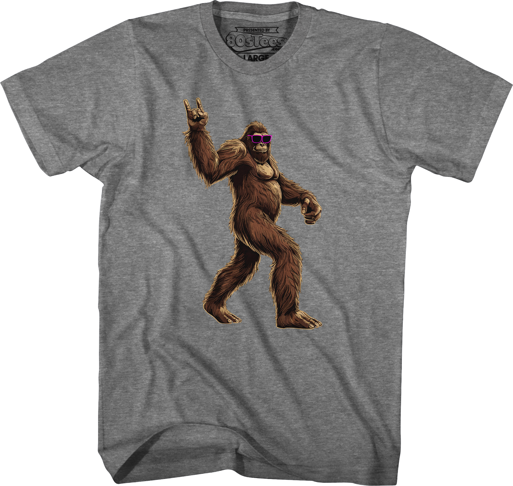 Rock On Bigfoot T-Shirt Hoodie, Sweatshirt | CiraTrend.com (Image 5)