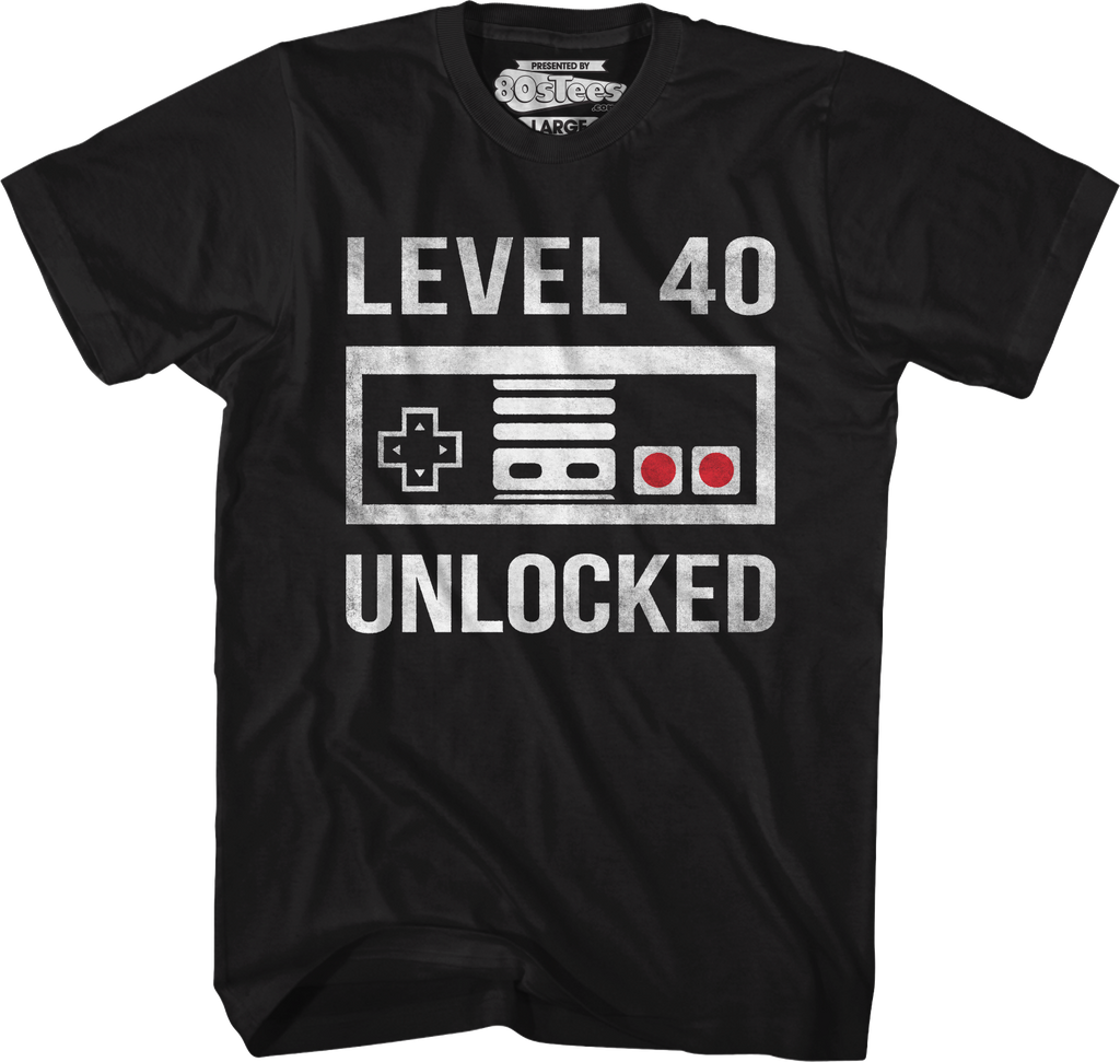 Level 40 Unlocked T-Shirt Hoodie, Sweatshirt | CiraTrend.com (Image 4)