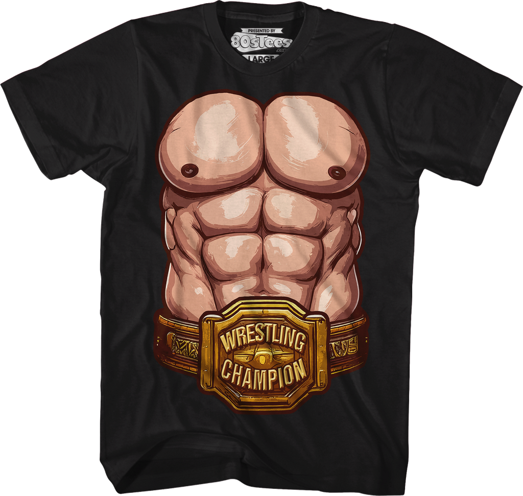 Wrestling Champion Abs T-Shirt Hoodie, Sweatshirt | CiraTrend.com (Image 5)
